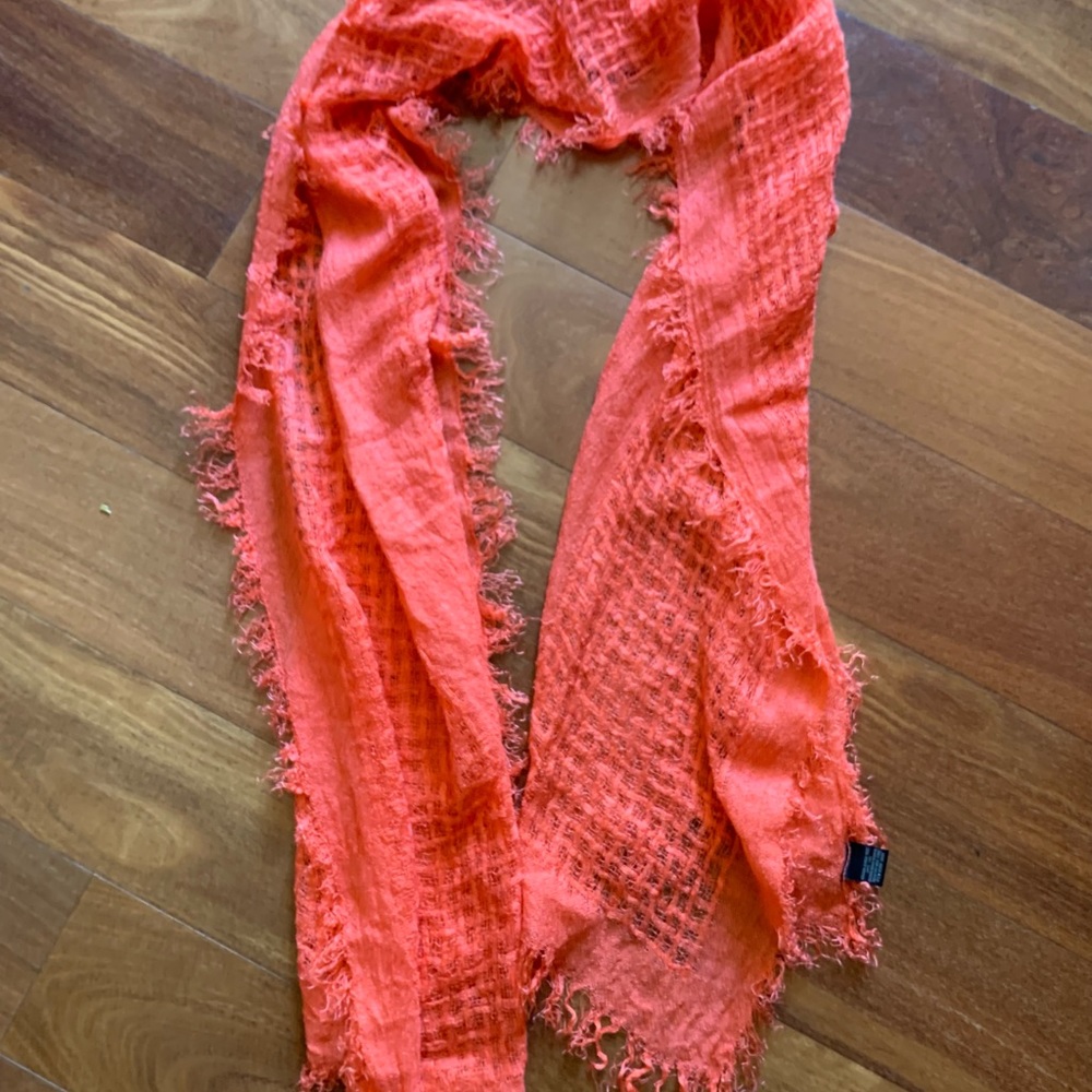 Stylish orange scarf